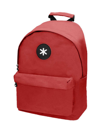 imagem de Mochila Para Portátil 14,1´´ Com Pega E Bolsos Com Fecho Vermelho 1