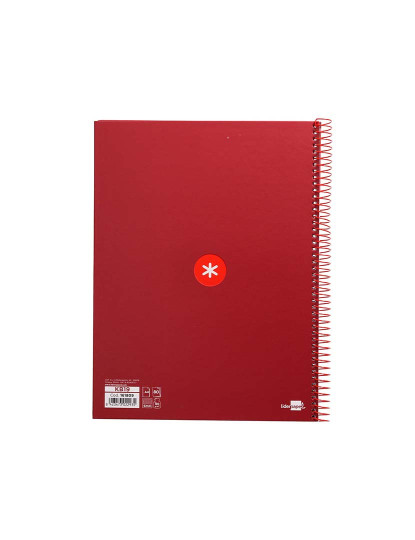 imagem de Caderno Espiral Din A4 Framboesa2