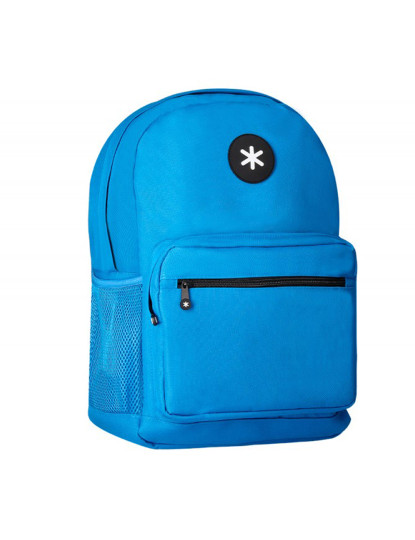 imagem de Mochila Para Portátil 15,6´´ Com Pega E Bolso Frontal Com Fecho Azul 3