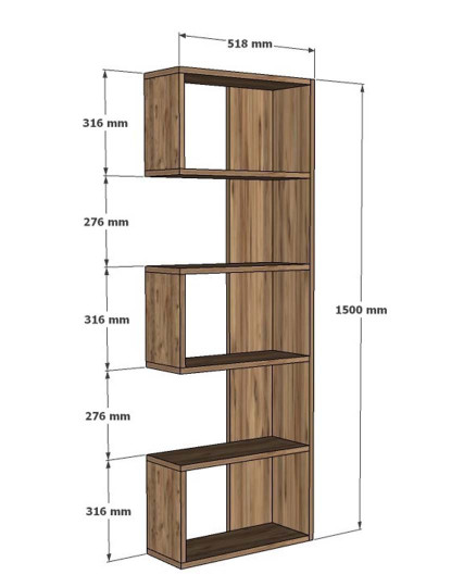 imagem de Estante Nebu Walnut2