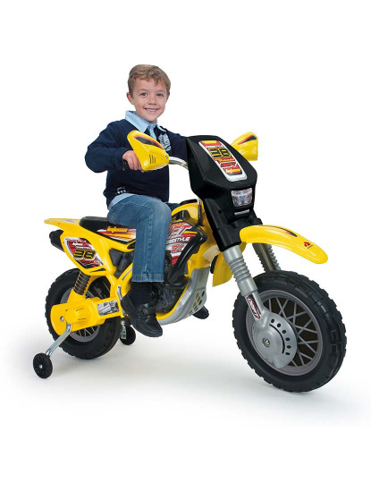 imagem de MOTOCICLETA CROSS THUNDER MAX 12V AMARELO2