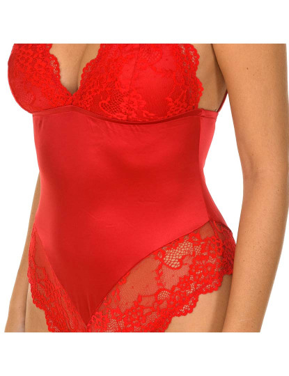 imagem de Body de tiras com renda Senhora  vermelho3