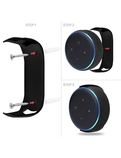 imagem de Suporte de Parede para Amazon Echo Dot (Gen 3)3