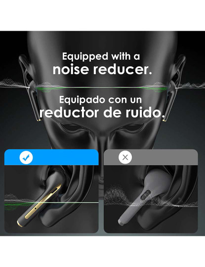 imagem de Auriculares TWS J18 Bluetooth 5.0 Preto4
