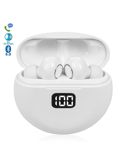 imagem de Auriculares TWS TW13 Bluetooth 5.0 Branco 1