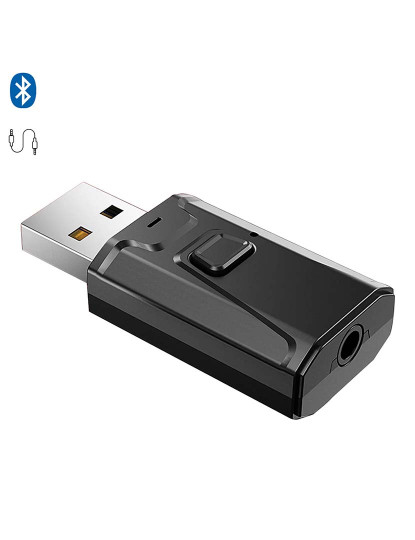 imagem de Emissor E Recetor Bluetooth Usb Preto1