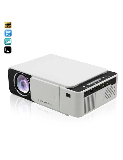 imagem de Projetor de vídeo LED T500 Wifi com Airplay e Miracast Branco 1