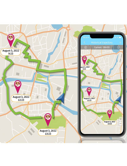 imagem de Localizador Gps Especial Para Animais Amarelo3
