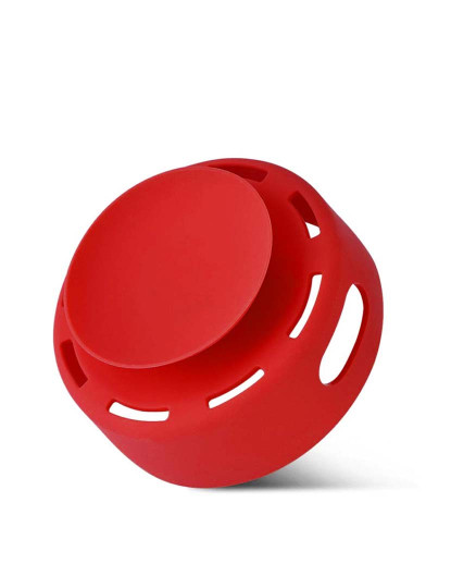 imagem de Capa de Silicone p/ Amazon Echo Dot (Gen 2) c/ Ventosa Vermelho2