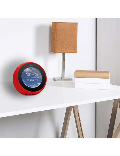 imagem de Capa de Silicone p/ Amazon Echo Spot Vermelho2