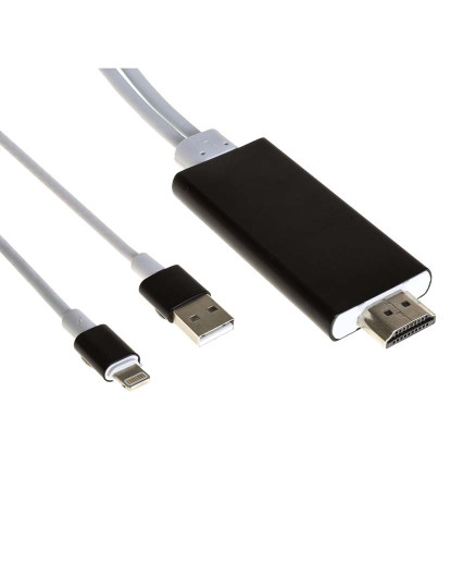 imagem de Cabo Hdmi p/ Iphone / Ipad Lightning 8 Pins2