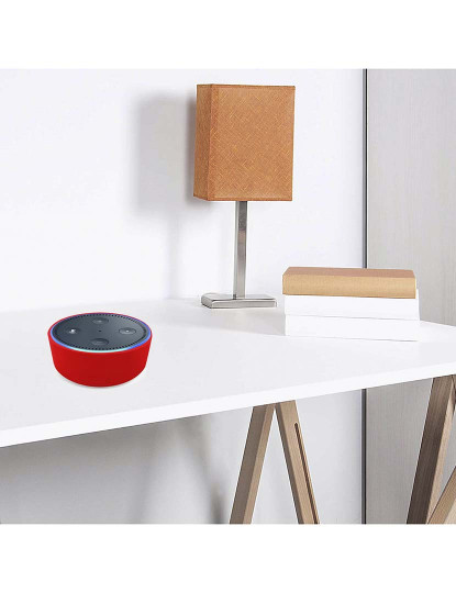 imagem de Capa de Silicone para Amazon Echo Dot (Gen 2) Vermelho2