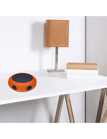 imagem de Capa de Silicone p/ Google Home Mini Laranja2