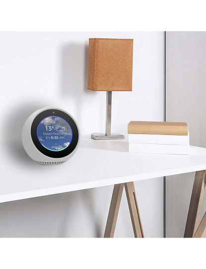 imagem de Capa de Silicone para Amazon Echo Spot Branco2