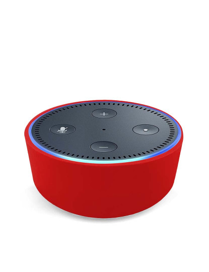 imagem de Capa de Silicone para Amazon Echo Dot (Gen 2) Vermelho1