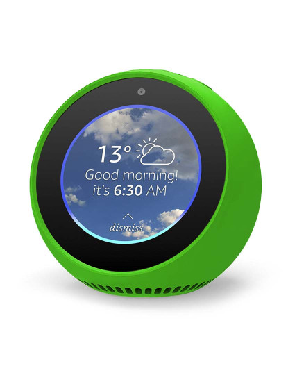 imagem de Capa de Silicone para Amazon Echo Spot Verde1