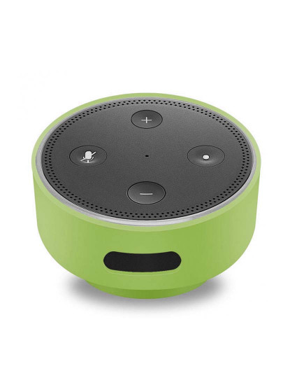 imagem de Capa de Silicone p/ Amazon Echo Dot (Gen 2) c/ Ventosa Verde1