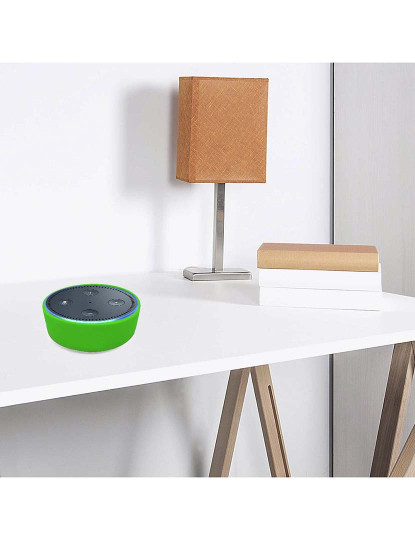 imagem de Capa de Silicone p/ Amazon Echo Dot (Gen 2) Verde2