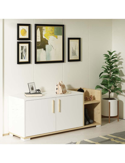 imagem de Sapateira Sapphire Oak Branco2