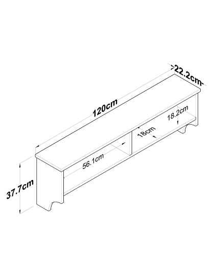 imagem de Cabide e Bengaleiro Entrada Branco Walnut10