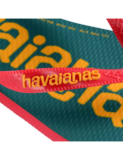 imagem de Havaianas Top Logomania 2 Unisexo Vermelho Ruby5