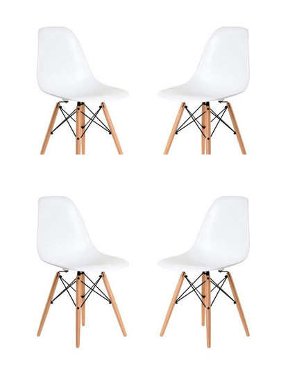 imagem de Pack 4 Cadeiras Tower Branca1