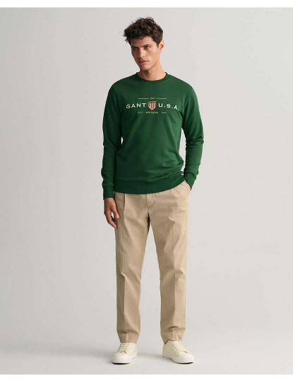 imagem de Sweatshirt Homem Verde4