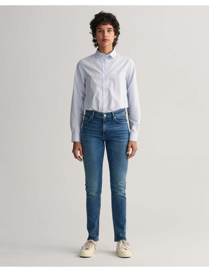 imagem de Jeans Denim Senhora Azul1