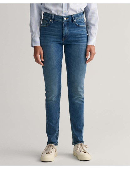 imagem de Jeans Denim Senhora Azul3