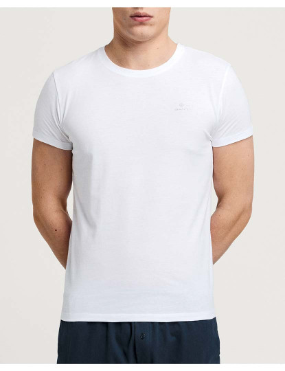 imagem de Pack 2 T-Shirt's Interiores Homem Azul Navy e Branco3