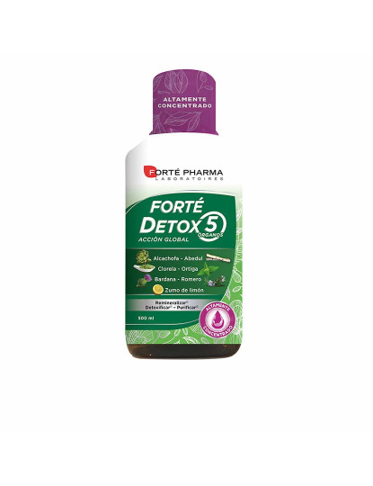 imagem de Suplemento digestivo Forté Pharma Forté Detox Limão 500 ml1