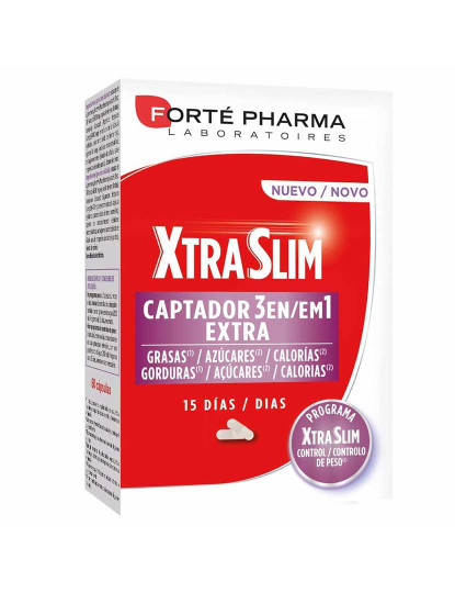 imagem de Complemento Alimentar Forté Pharma Xtraslim Captador 60 Unidades1