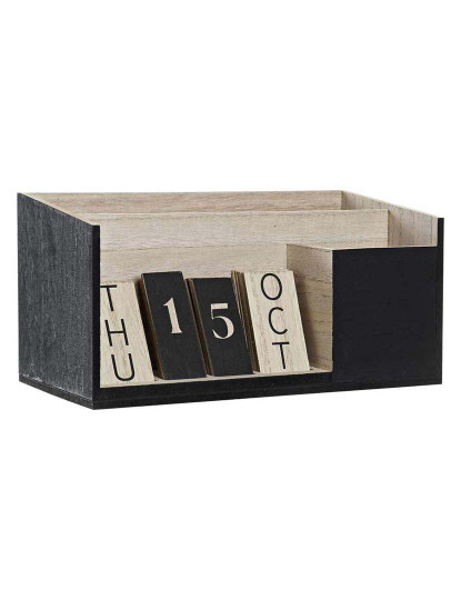 imagem de Organizador Mdf Calendário Preto 1