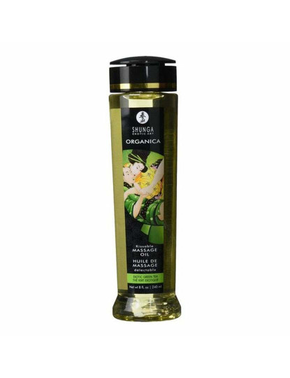imagem de Óleo de Massagem Orgânico Erótico Chá Verde Shunga Exotic (240 ml)1