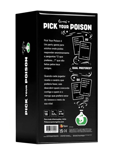 imagem de JOGO PICK YOUR POISON EDIÇÃO ADULTO V.PT DG014062