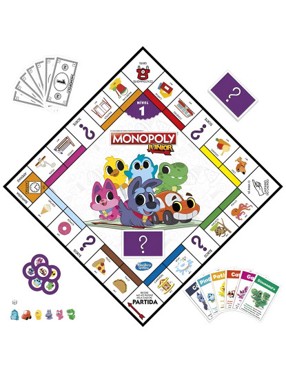 imagem de MONOPOLY JUNIOR 2 EM 1 F8562193