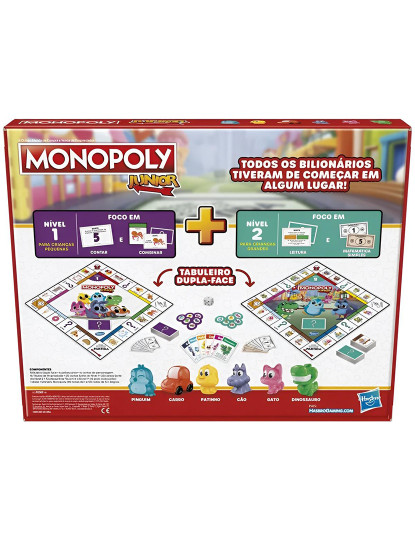 imagem de MONOPOLY JUNIOR 2 EM 1 F8562194