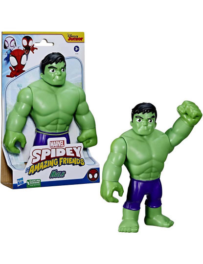 imagem de Spidey Amazing Friends Figura Mega Hulk F75725L01