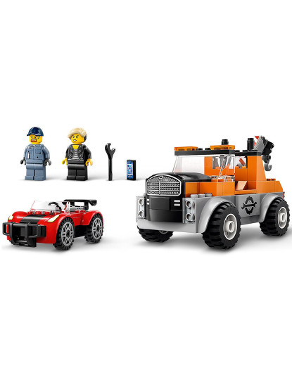 imagem de LEGO CITY REBOQUE E REPARAÇÃO DE CARRO 604355