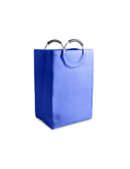 imagem de Cesto de Roupa Suja Versa Azul Minimalista 30 x 55 x 36 cm1