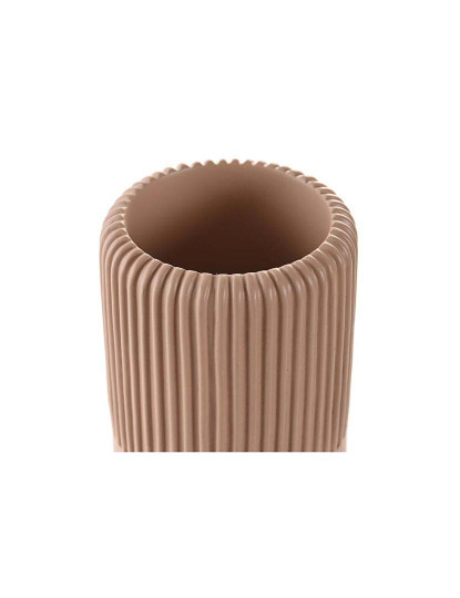 imagem de Copo escova dentes DKD Home Decor 7 x 7 x 11 cm Cimento Terracota2