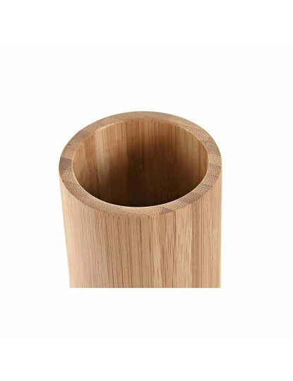 imagem de Copo escova de Dentes DKD Home Decor Bambu 7 x 7 x 11 cm2