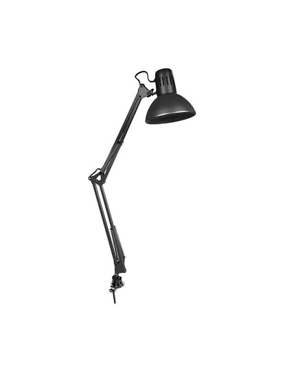 imagem de Candeeiro Secretária Melbourne E27 60 W Preto Metal 1