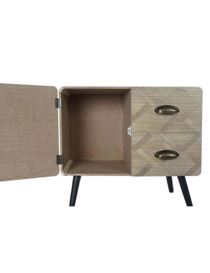 imagem de Cómoda Mdf 2 Gavetas Natural 5