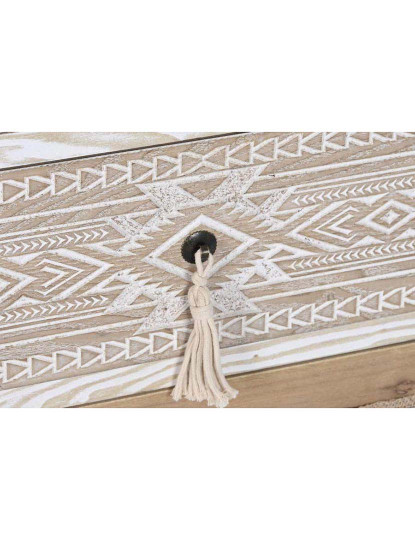 imagem de Mesa De Cabeceira Abeto Algodão Branco 4