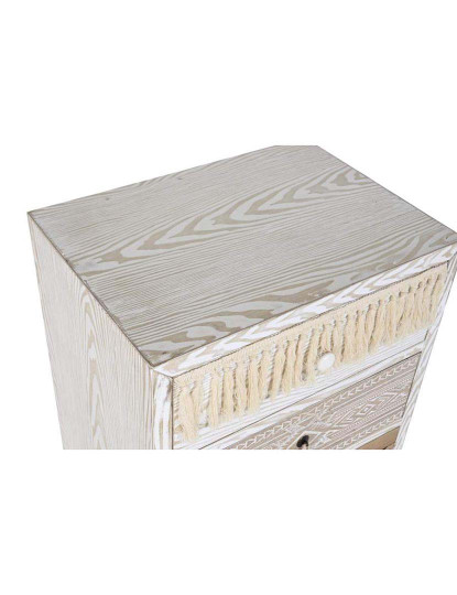 imagem de Mesa De Cabeceira Abeto Algodão Branco 2