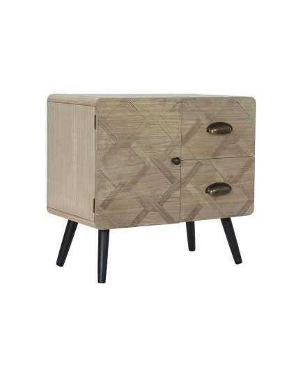 imagem de Cómoda Mdf 2 Gavetas Natural 1