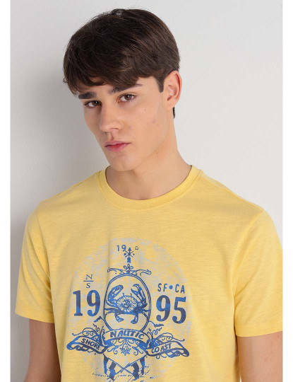 imagem de T-Shirt Homem Amarelo3