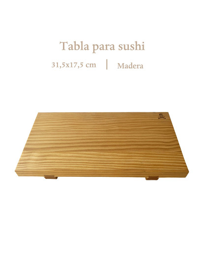 imagem de Tábua Sushi madera 31,5x17,5 cm2