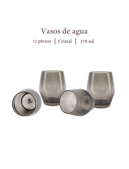 imagem de Conjunto 12 copos água cristal 370ml2